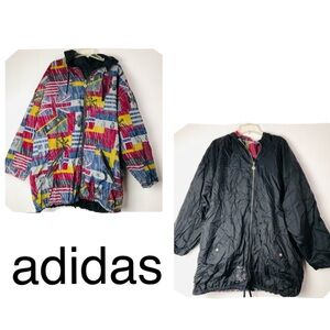 Rare Vintage Adidas Reversible Jacket WorldCup USA 94 Size Large